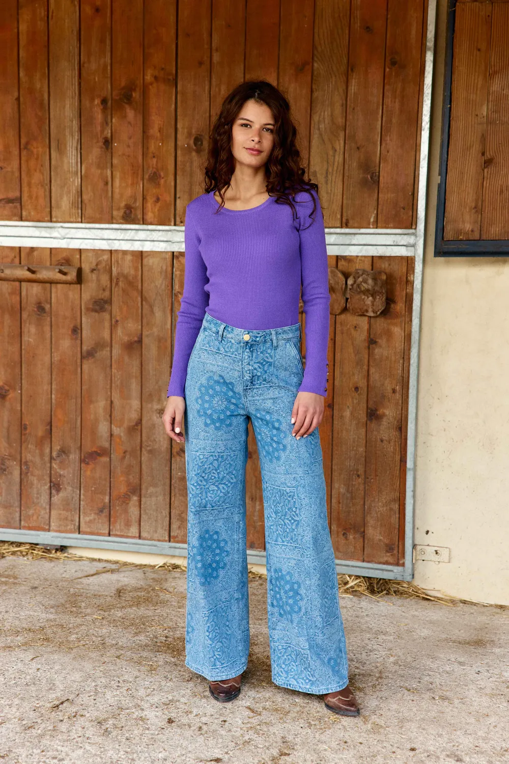 La Petite Etoile Moara ribtrui violet paars