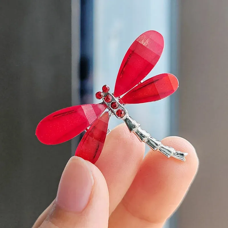 Tatyana Enchanted Dragonfly broche groen libelle