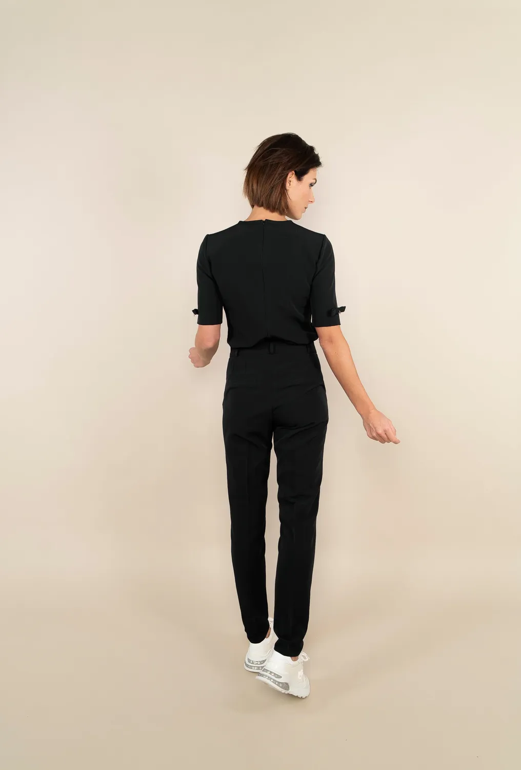 Laboutiek New Trouser Pantalon Zwart Slim Fit