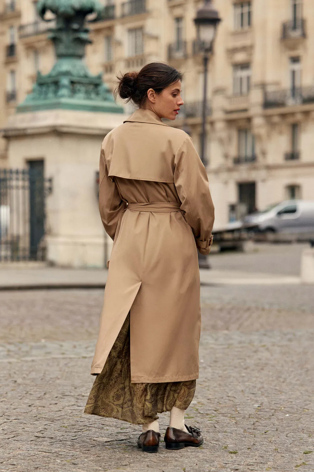 La Petite Etoile Farago trenchcoat beige lang