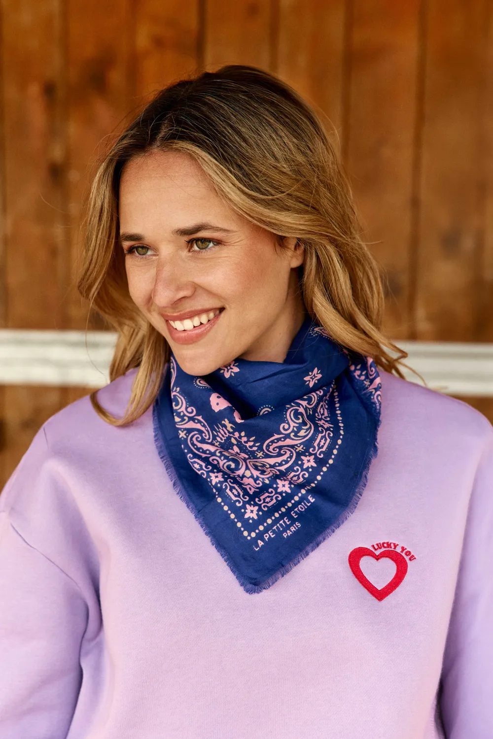 La Petite Etoile Alexio bandana sjaal marine