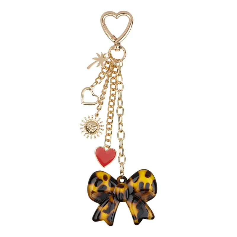 Amiek Leopard Bow bedelketting goud 18 cm