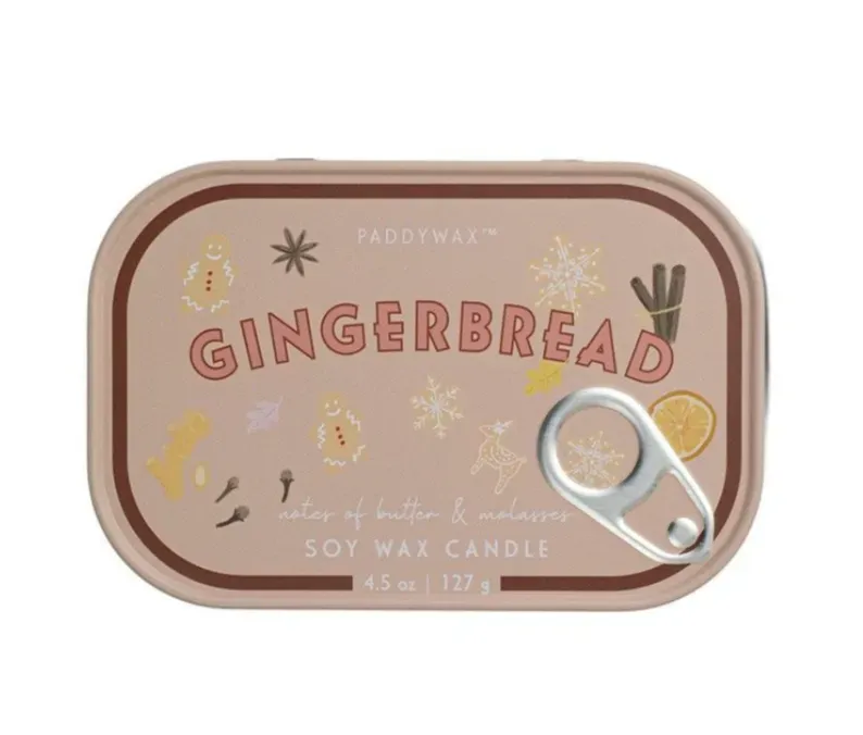 Paddywax Bistro kaars blikje gingerbread