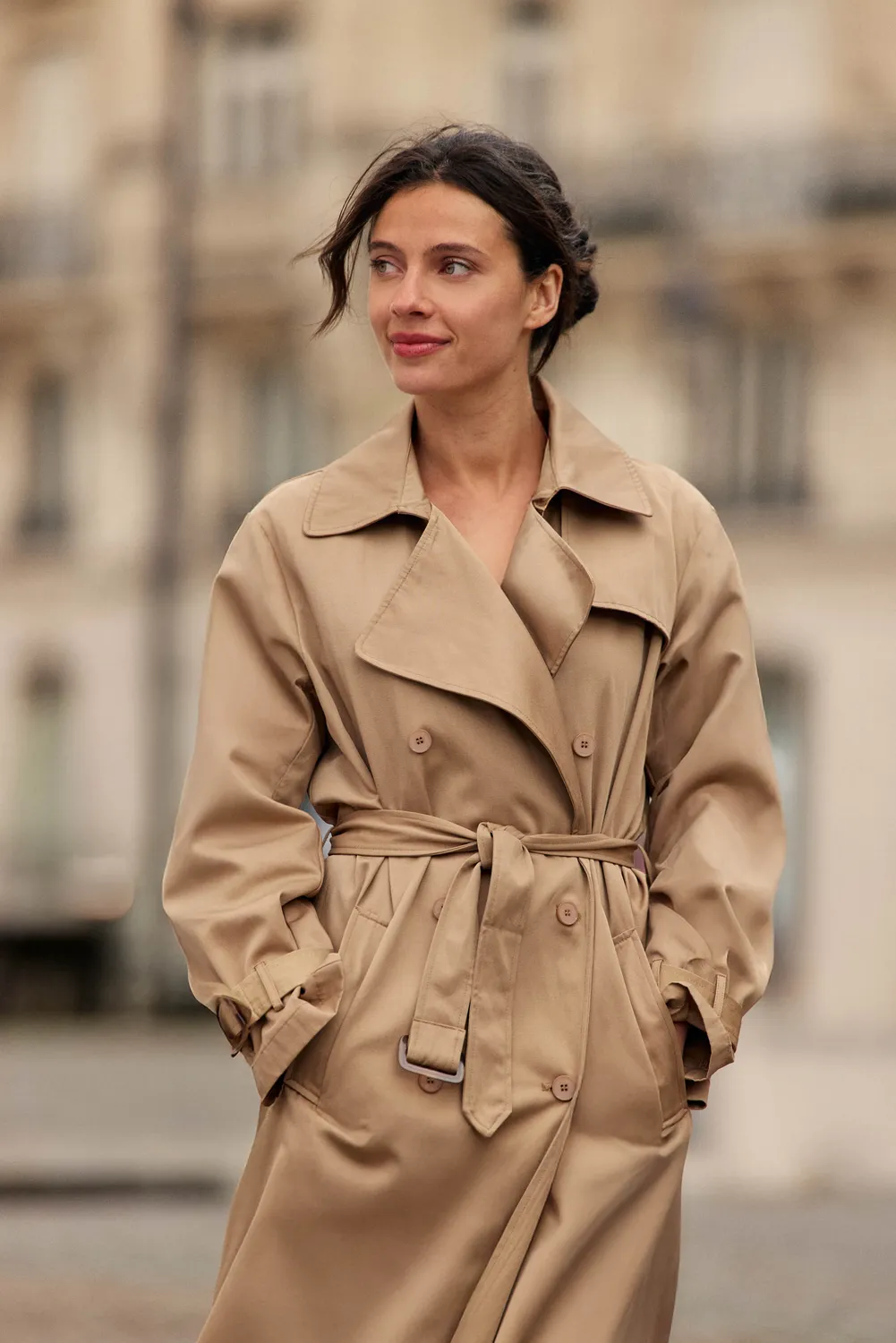 La Petite Etoile Farago trenchcoat beige lang