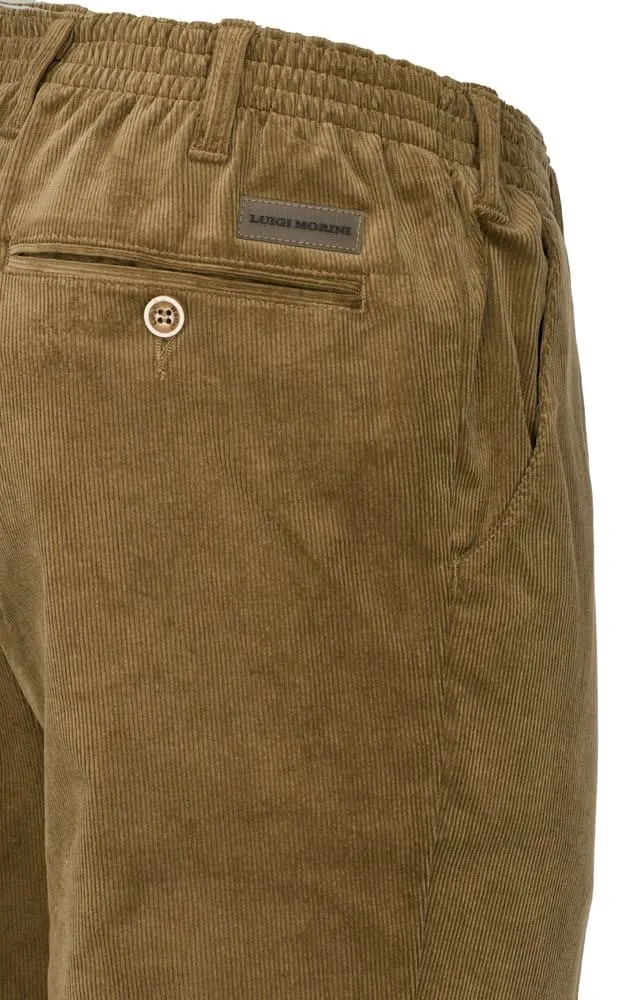 Luigi Morini Amberg heren pantalon rib camel