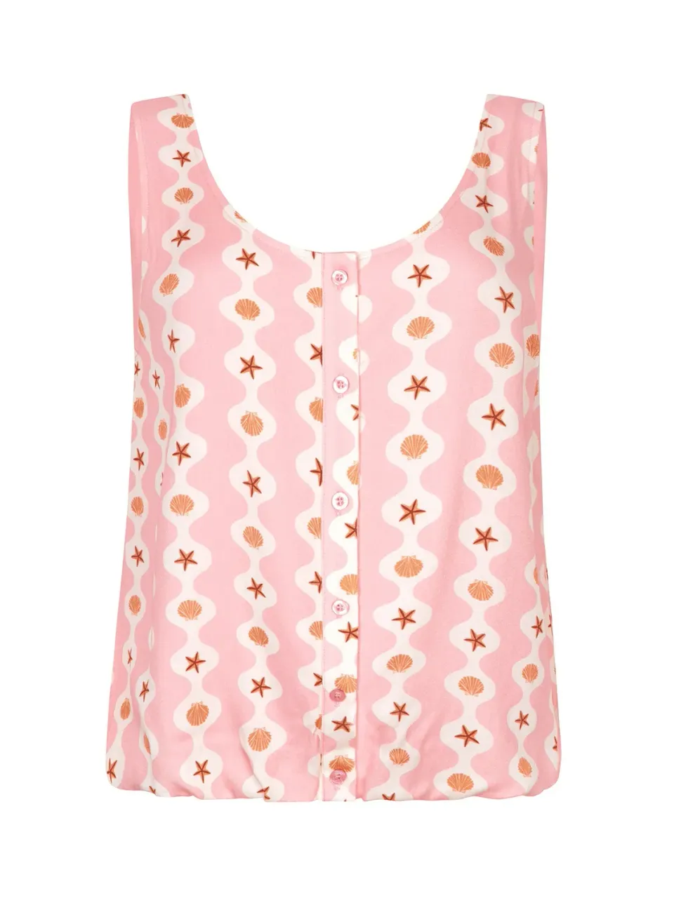 Amiek Ydence Lorena top pink seashells