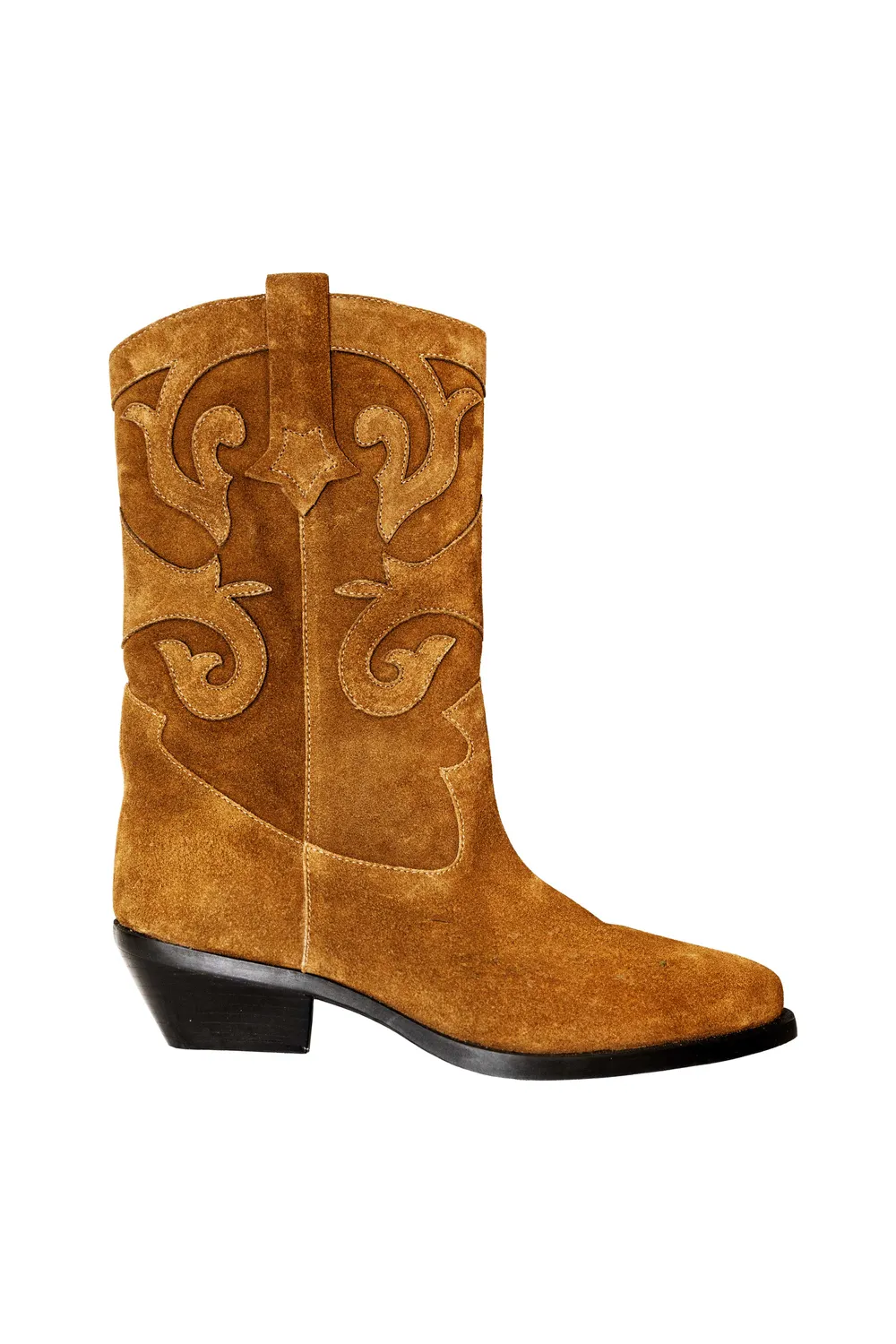 La Petite Etoile Gaby santiag laarzen camel leer 5cm