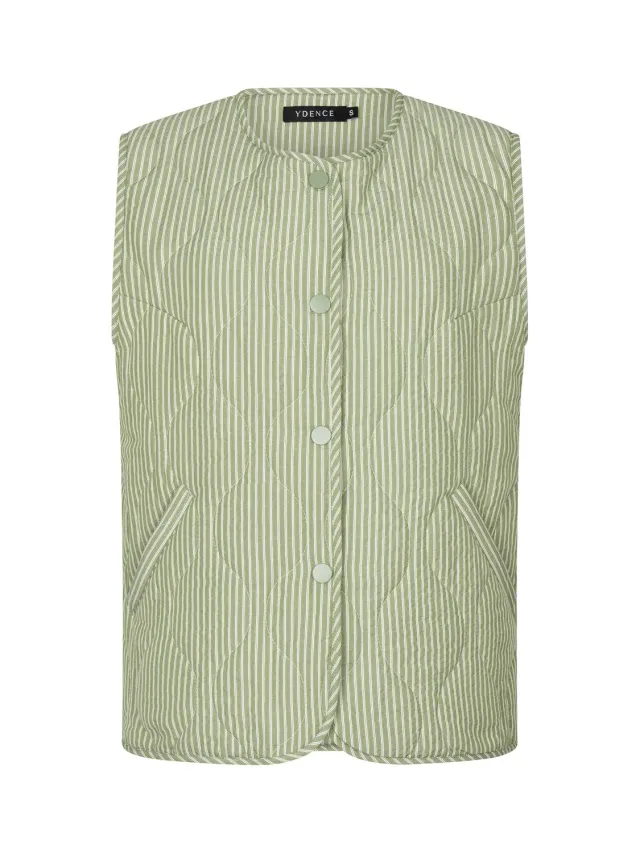 Ydence Guusje gilet groen dames