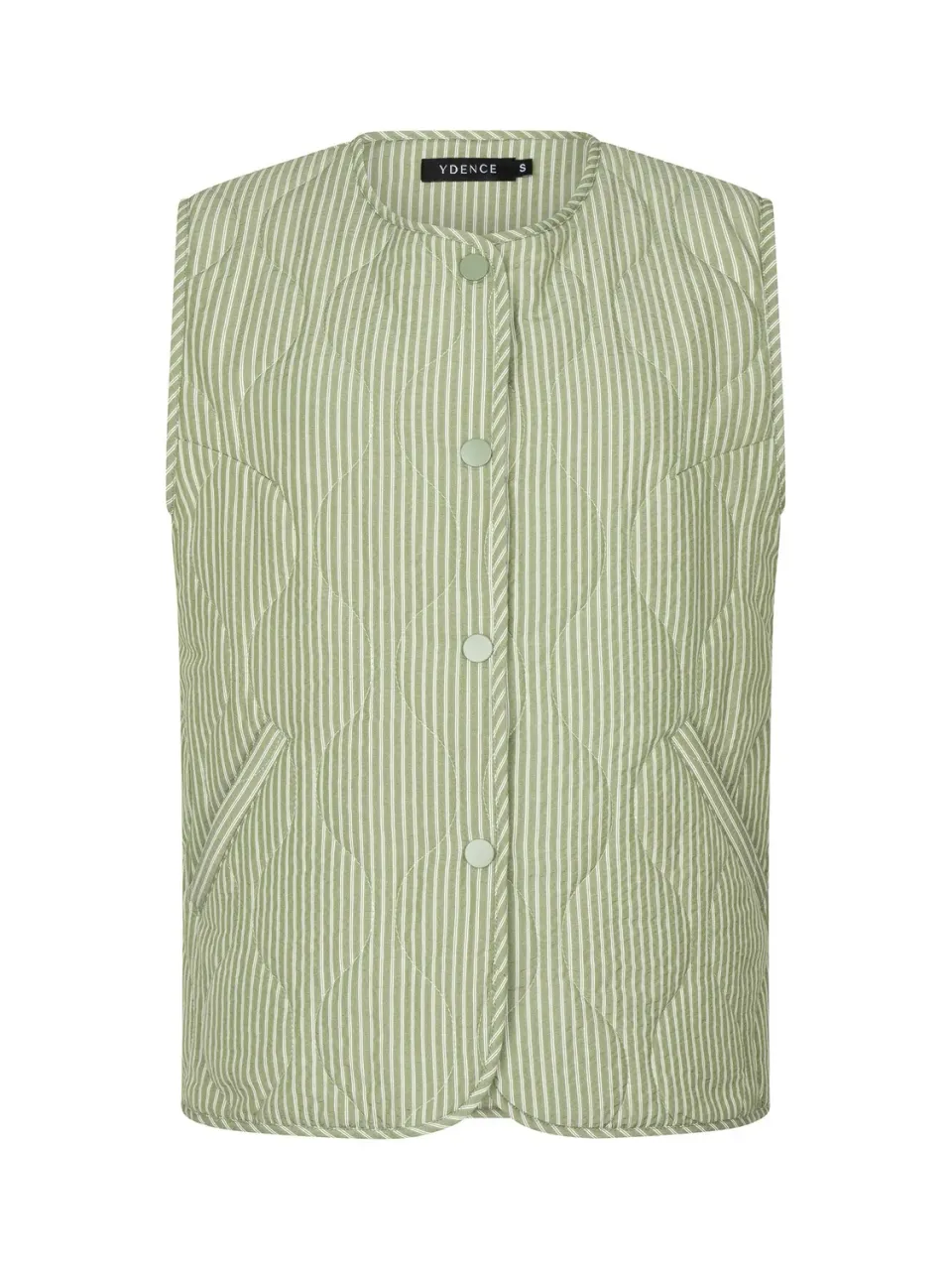 Ydence Guusje gilet groen dames