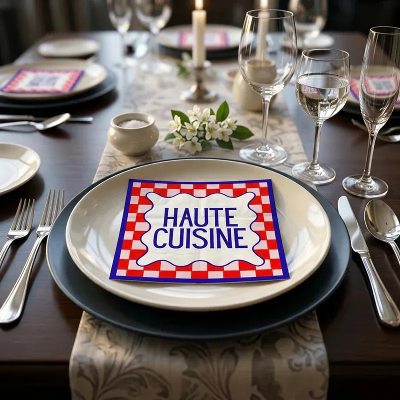 Amiek Haute Cuisine servetten papier 20 stuks