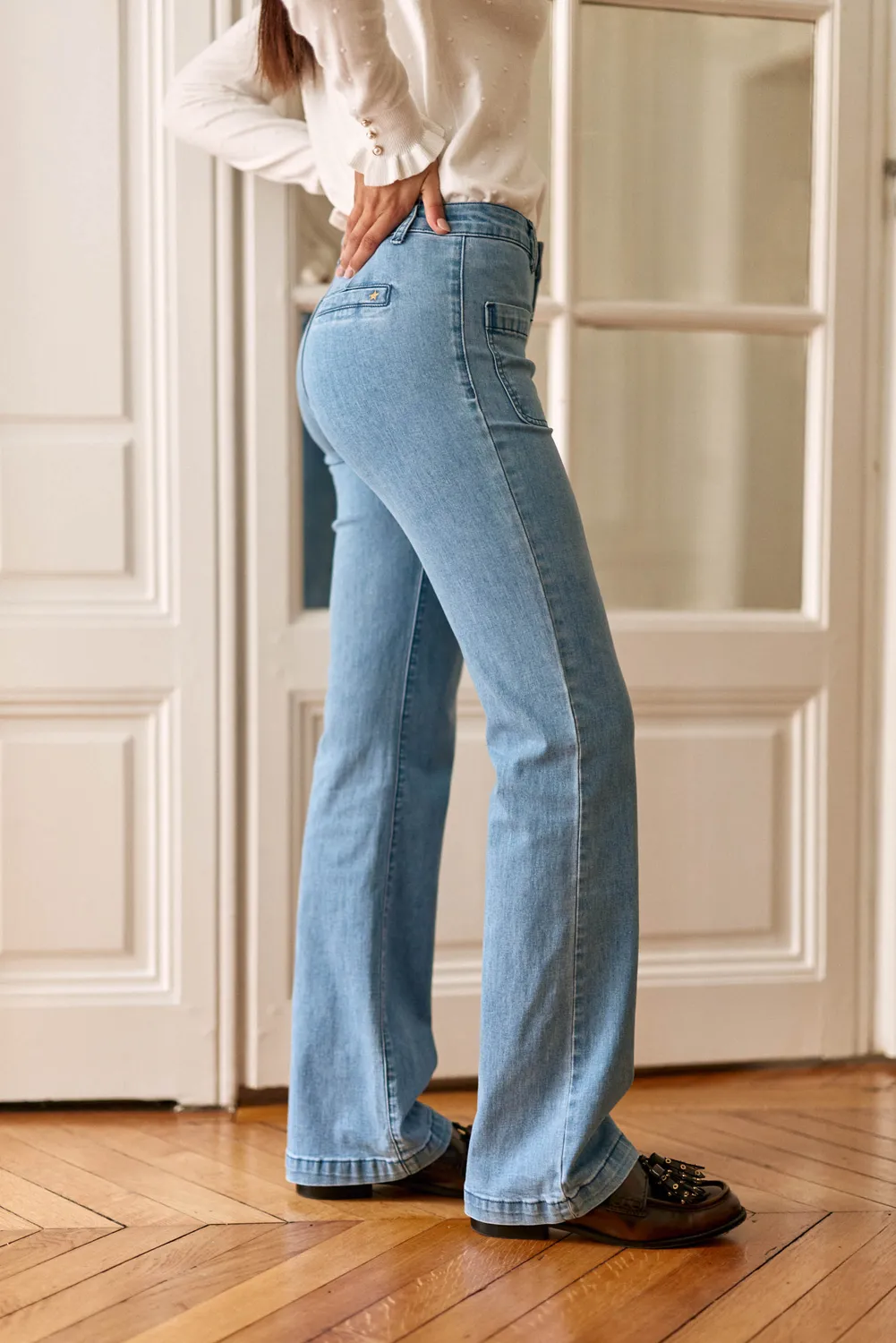 La Petite Etoile Sonny jeans stone flare