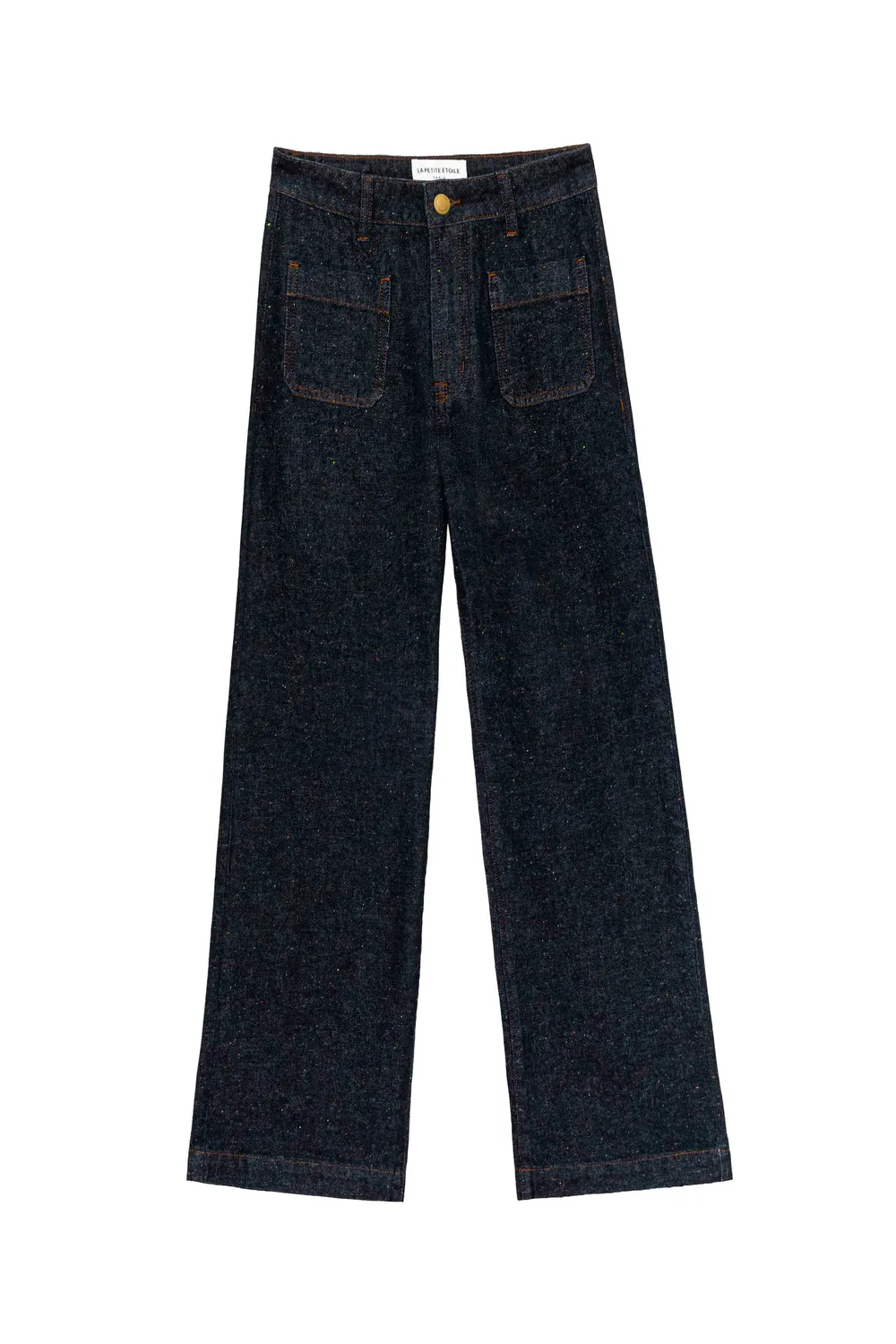 La Petite Etoile Atlanty jeans brut wijd pailletten