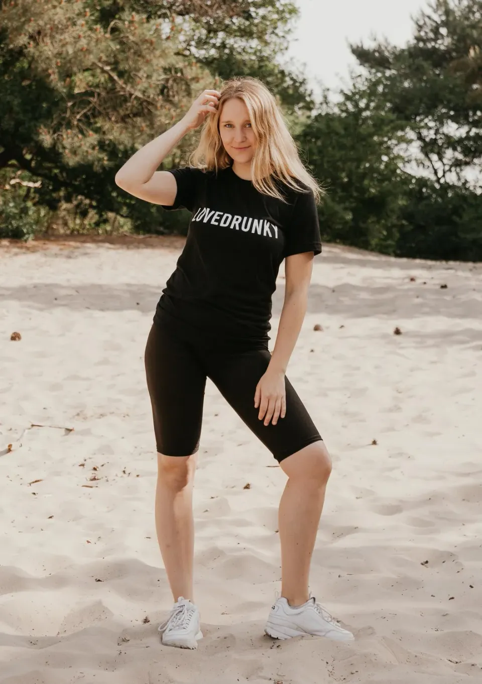 LOVEDRUNKY Cycling Short fietsbroekje zwart