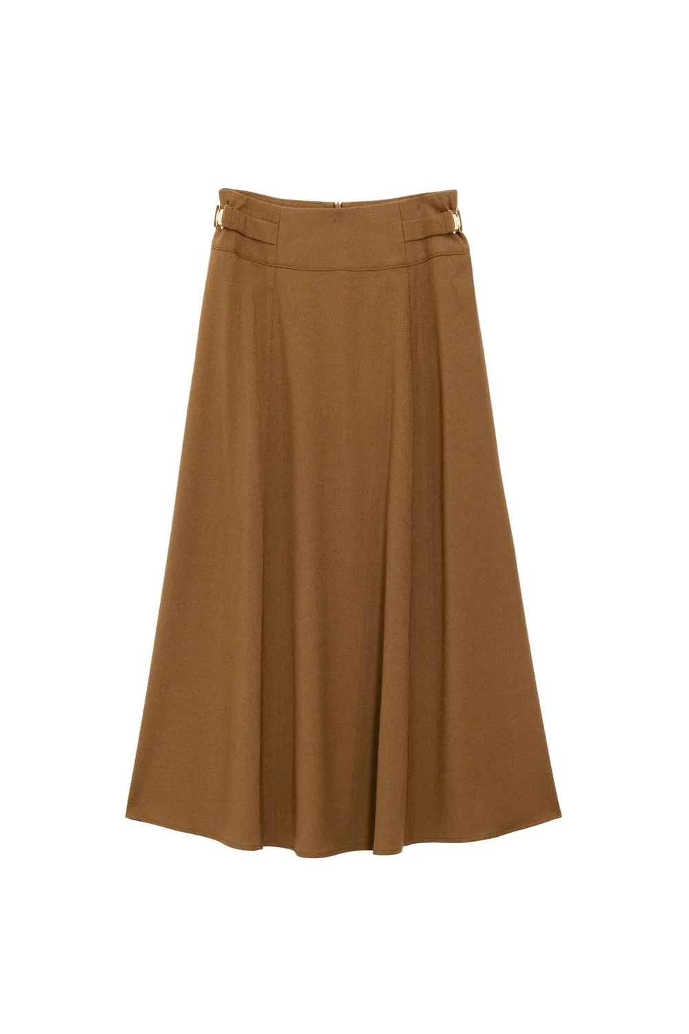 La Petite Etoile Juliette rok camel midi wijd