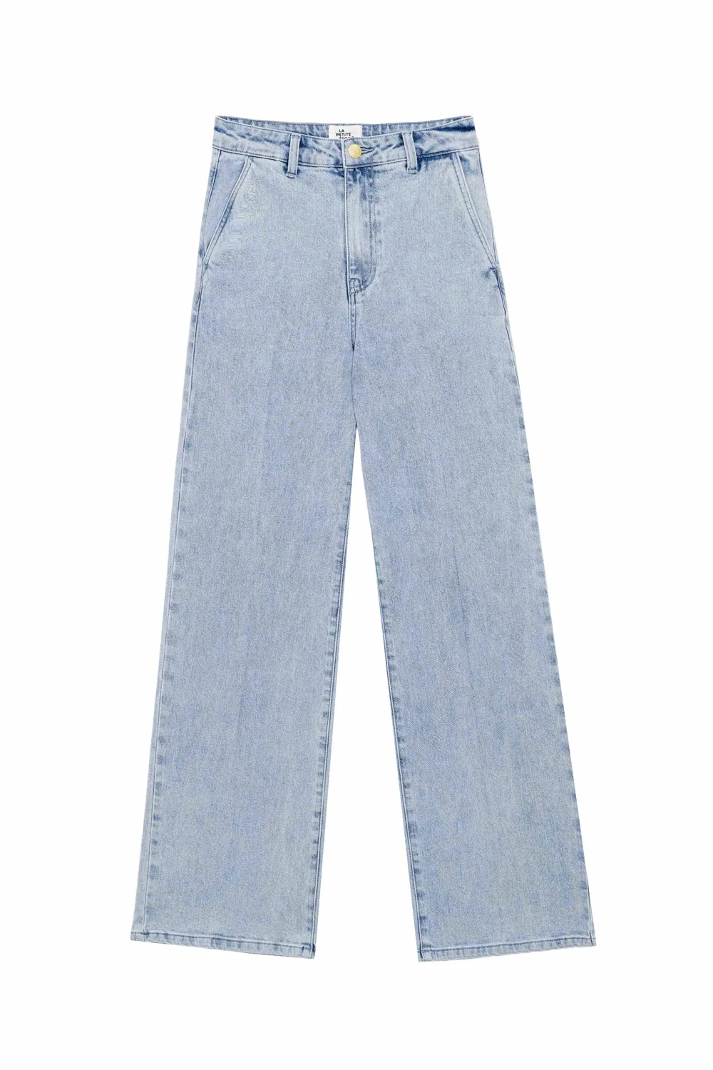 La Petite Etoile Petrona jeans wijd double stone blauw