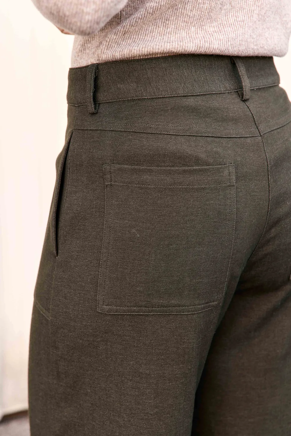 La Petite Etoile Pelya broek kaki rechte pijp