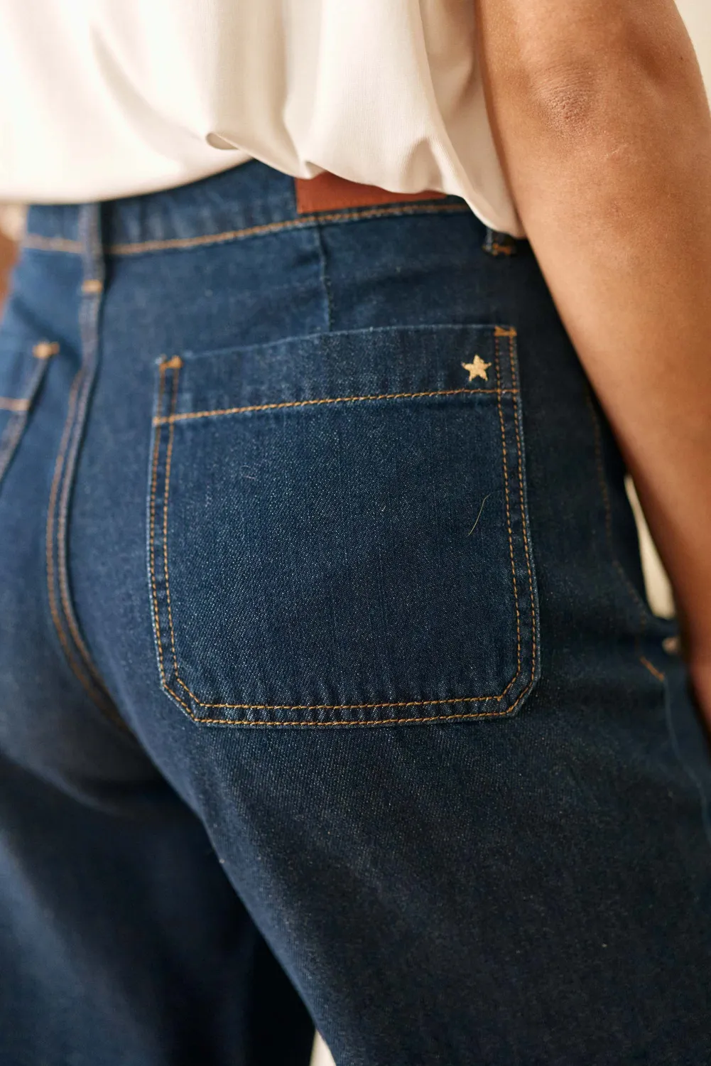 La Petite Etoile Atlanta jeans wijd brut