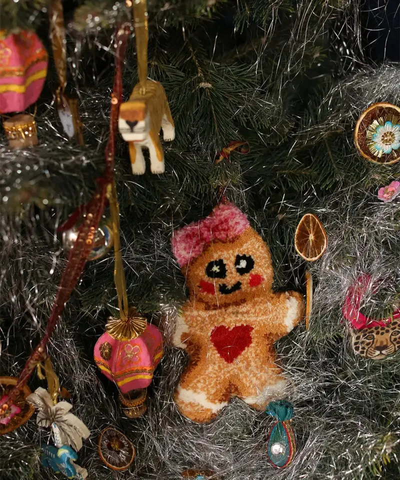 Amiek Mrs Ginger Bread hanger kerst bruin