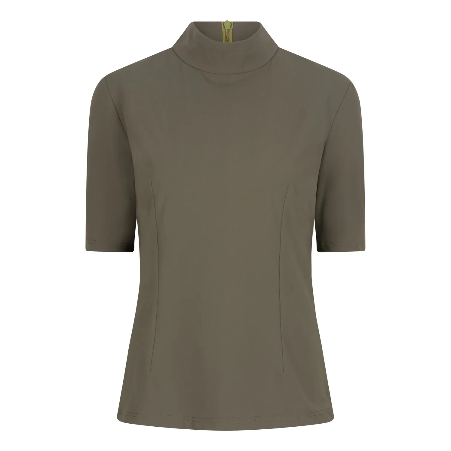 Laboutiek Donna Travel Top groen driekwart mouw