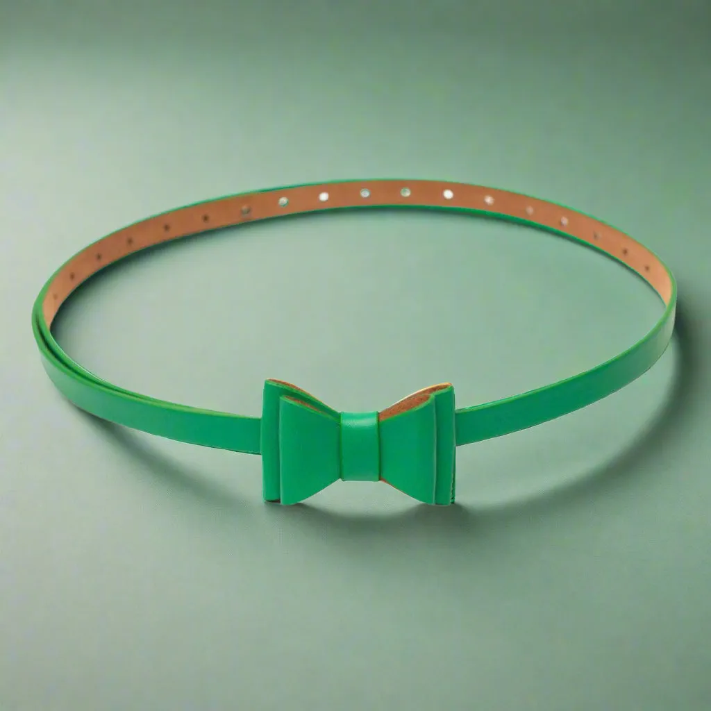 Tatyana Retro Bow verstelbare riem lak rood strik