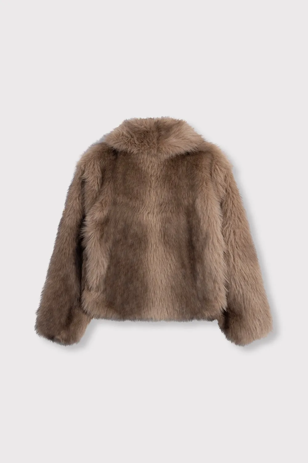 Refined Department Luka Faux Fur jas bruin