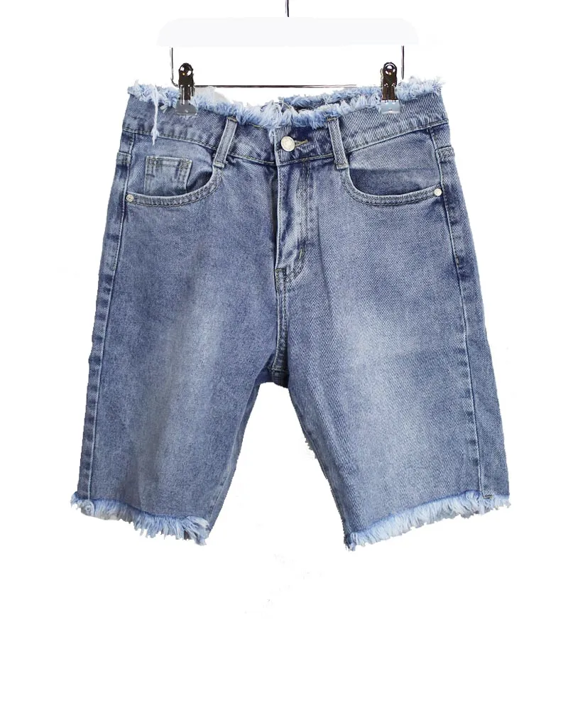 LOVEDRUNKY Biker Short fietsbroekje denim stretch
