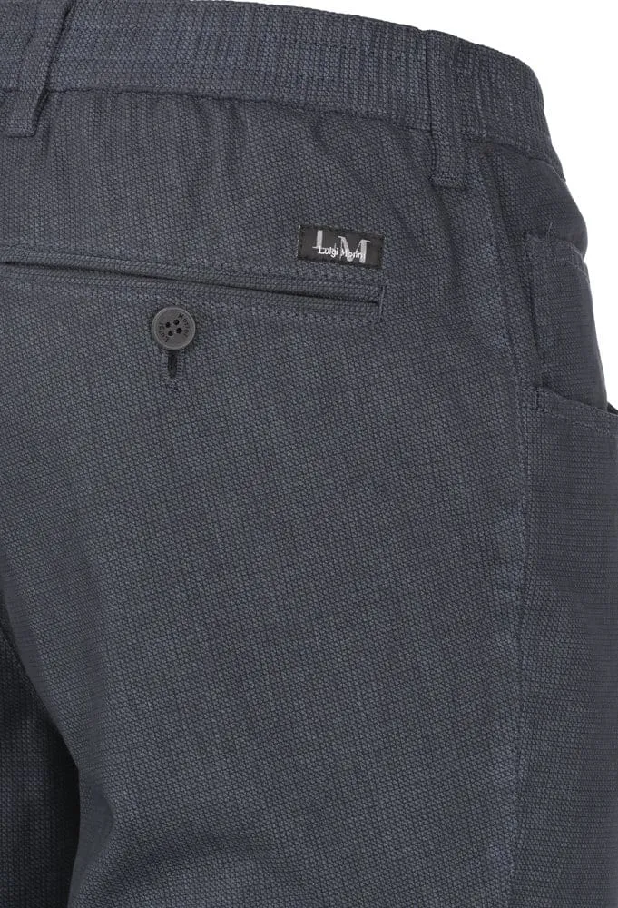 Seniorenkleding Mario Heren Jeans Blauw Katoen Stretch