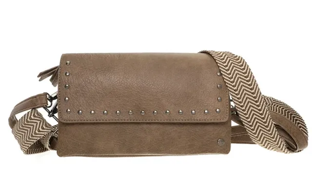 Amiek San Martin schoudertasje dark camel