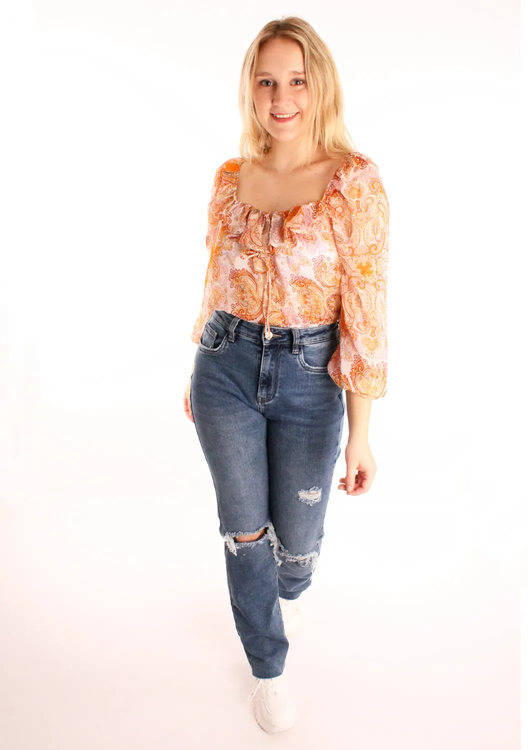 LOVEDRUNKY Ripped Straight jeans denim met gaten