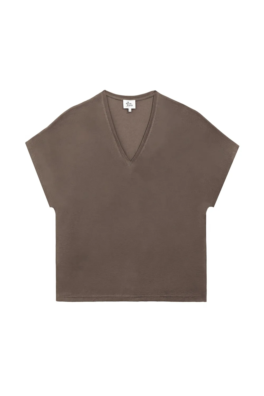 La Petite Etoile Marcelina T-shirt kaki oversized