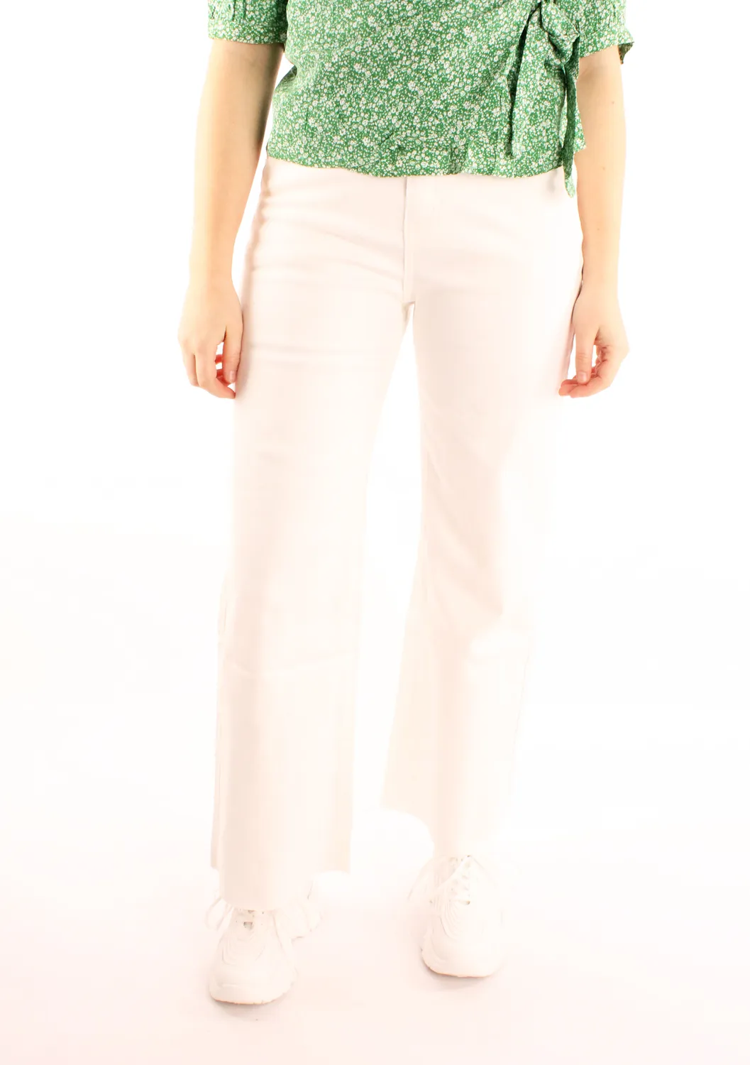 LOVEDRUNKY Wide Leg jeans wit hoge taille