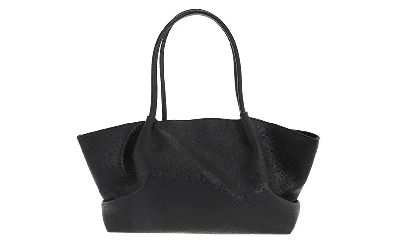 Amiek Cambridge shopper zwart vegan leer met rits