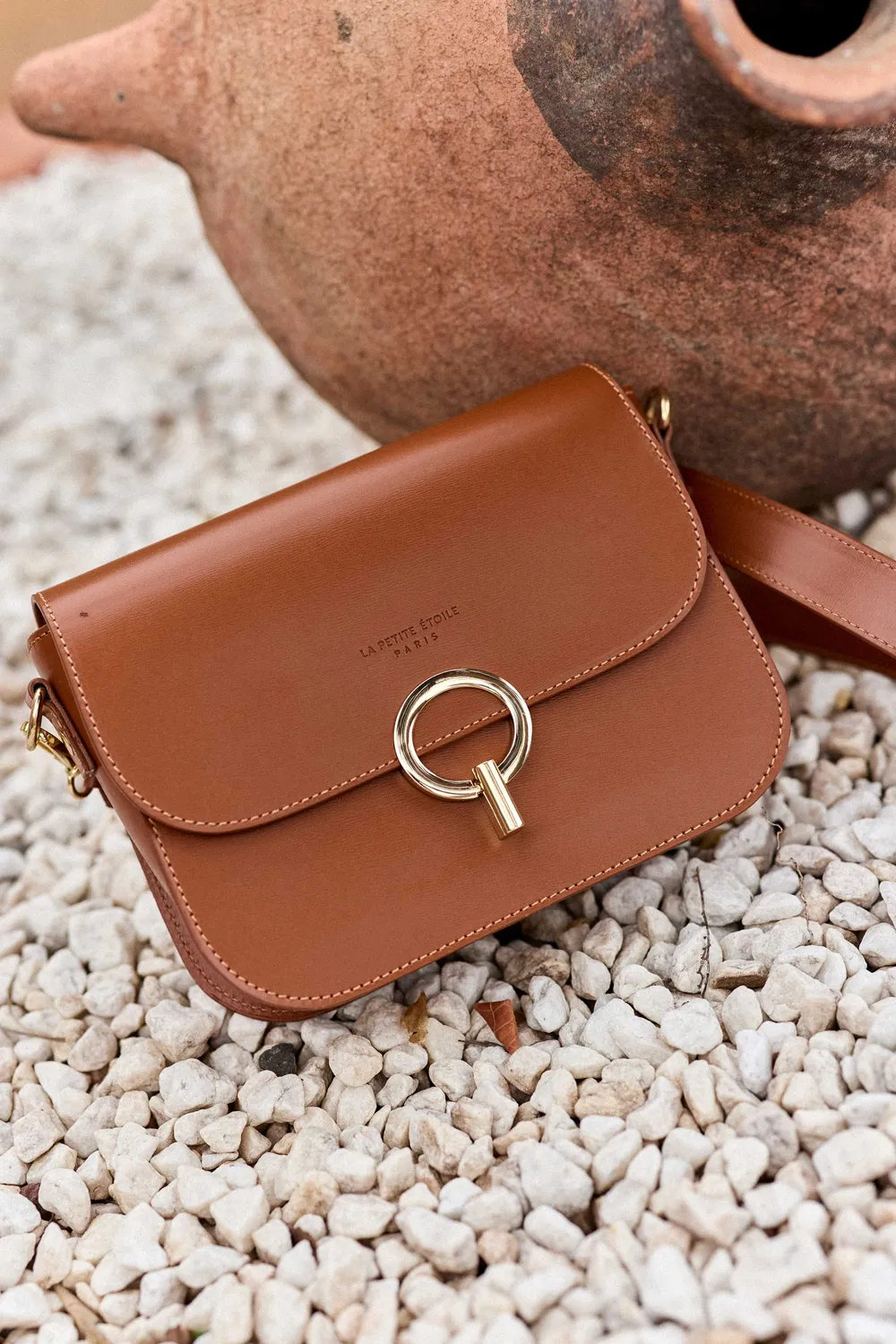 La Petite Etoile James leren tas camel