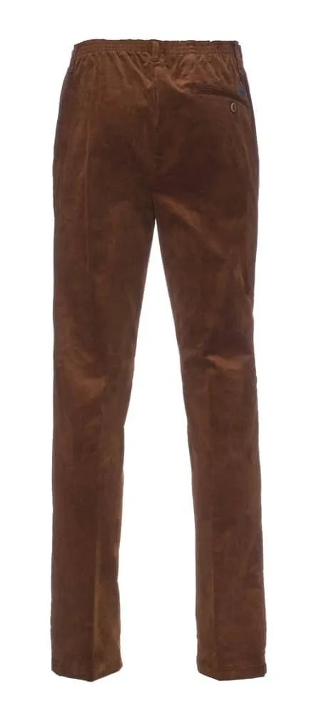 Luigi Morini Amberg heren pantalon brons rib katoen