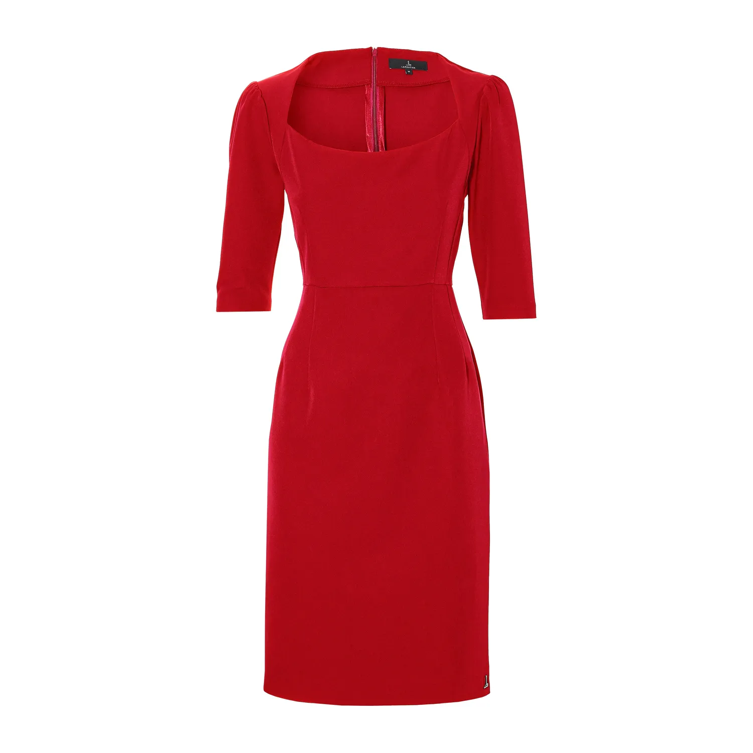 Laboutiek The Shoulder Dress jurk rood zakelijk