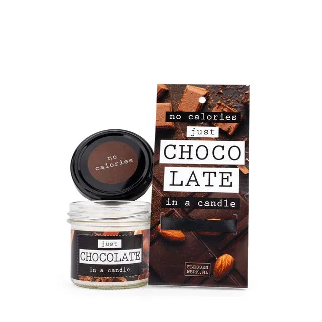 Amiek No Calories geurkaars chocola 6,5 cm