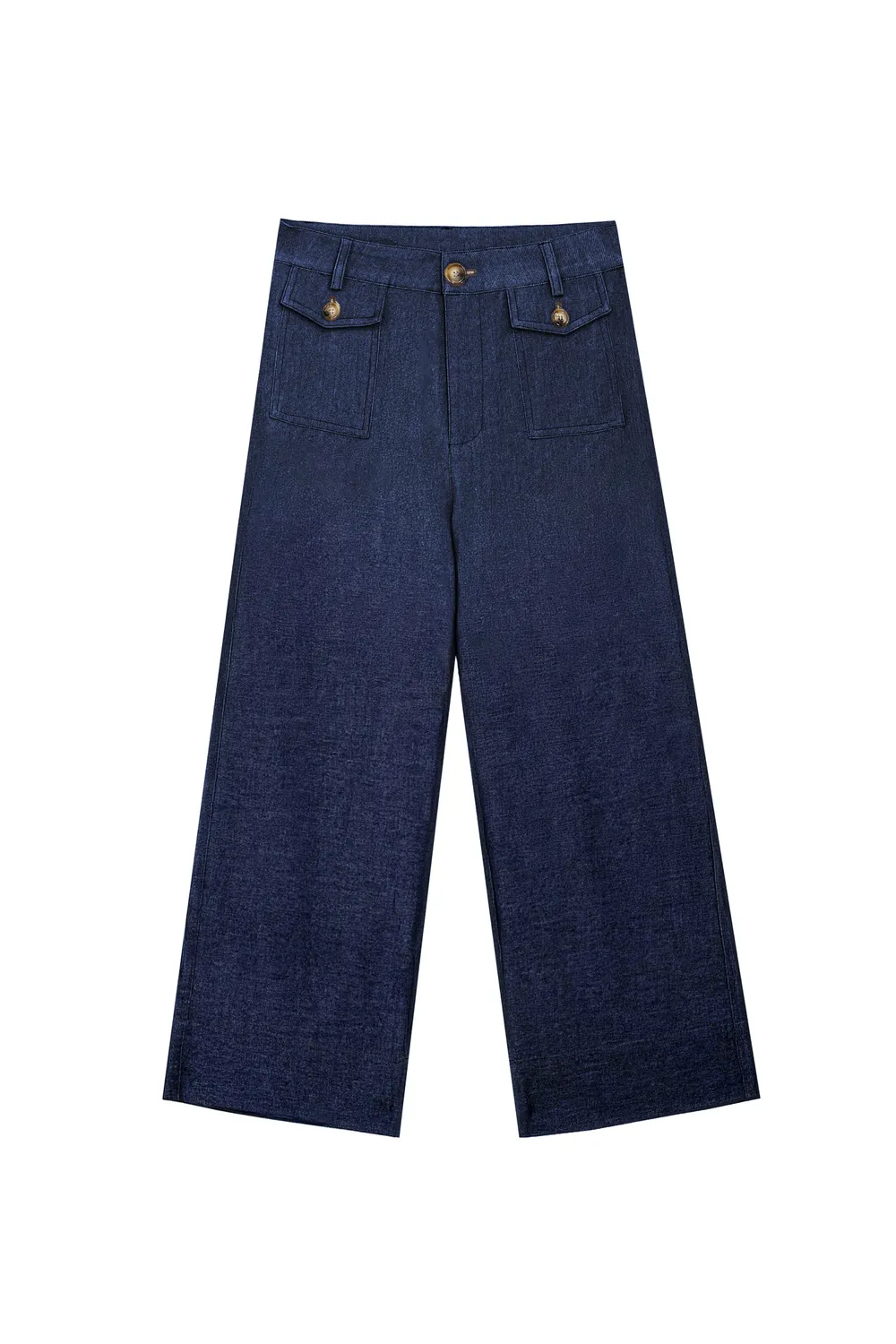 La Petite Etoile Atlanto wijde broek marine 7/8