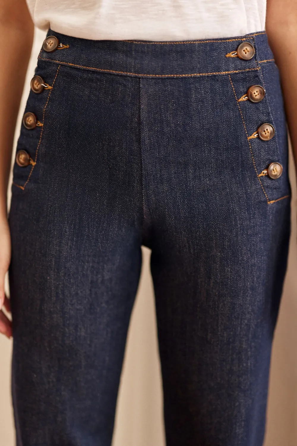 La Petite Etoile Paulie jeans brut rechte pijp