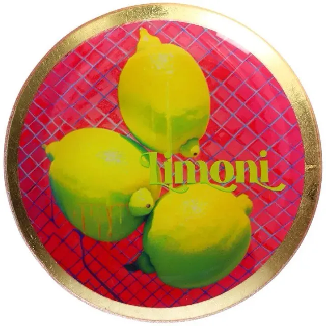 Loveplate Lemon M schaaltje glas citroen 13 cm