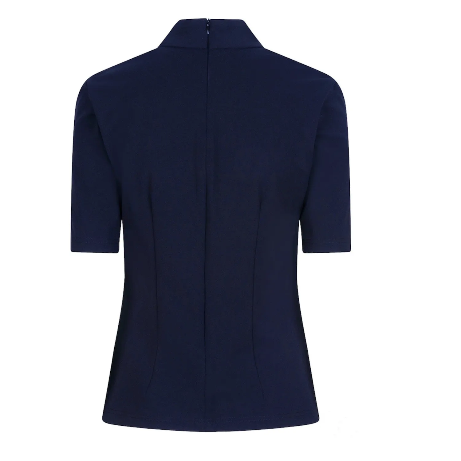 Laboutiek Donna Short Sleeve Travel Top top marineblauw