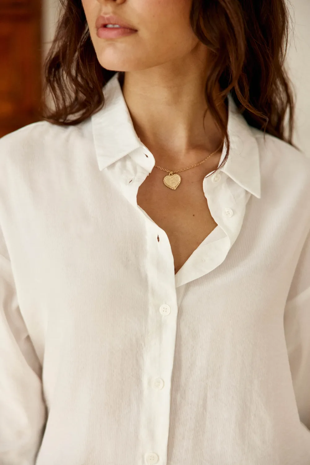 La Petite Etoile Clonya blouse ecru gestreept recht