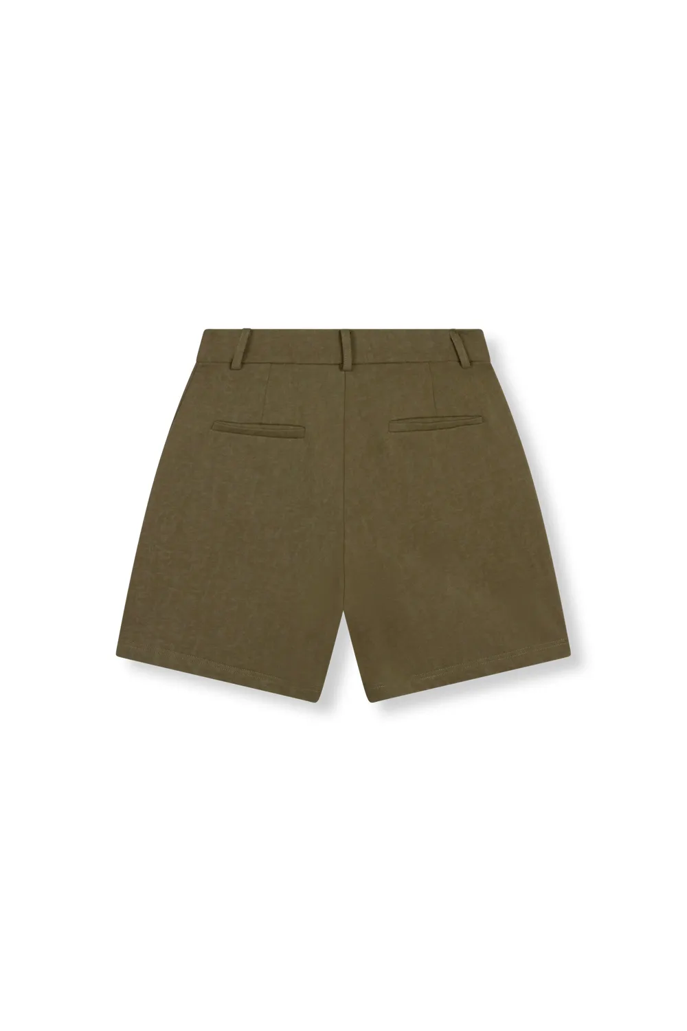 Amiek Puma short army groen katoenmix