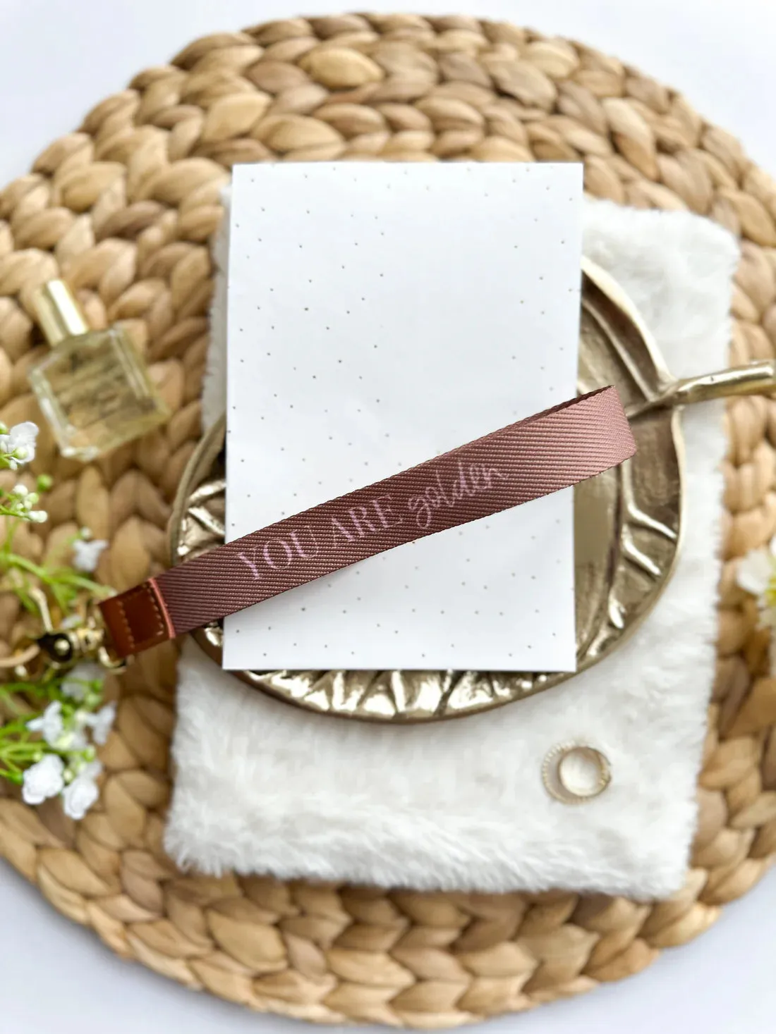 Amiek Keycord you are golden sleutelkoord 22 cm