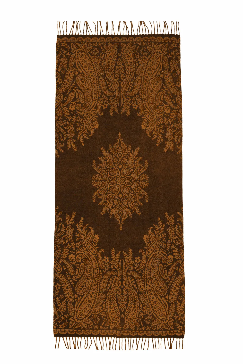 La Petite Etoile Ayla sjaal bruin paisley