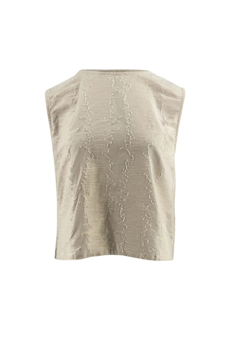 Amiek Harper Top top light beige linnen