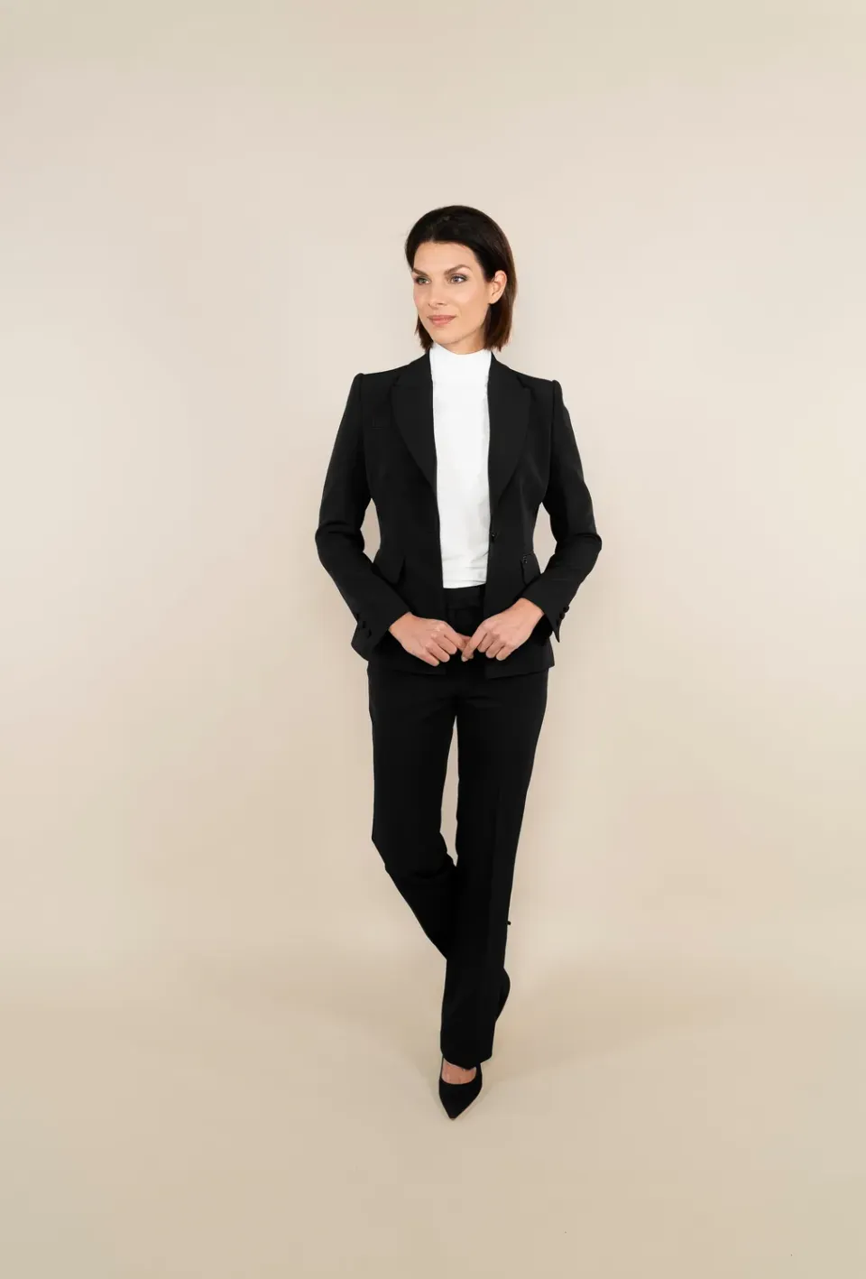Laboutiek Blazer Short Model zwart travel