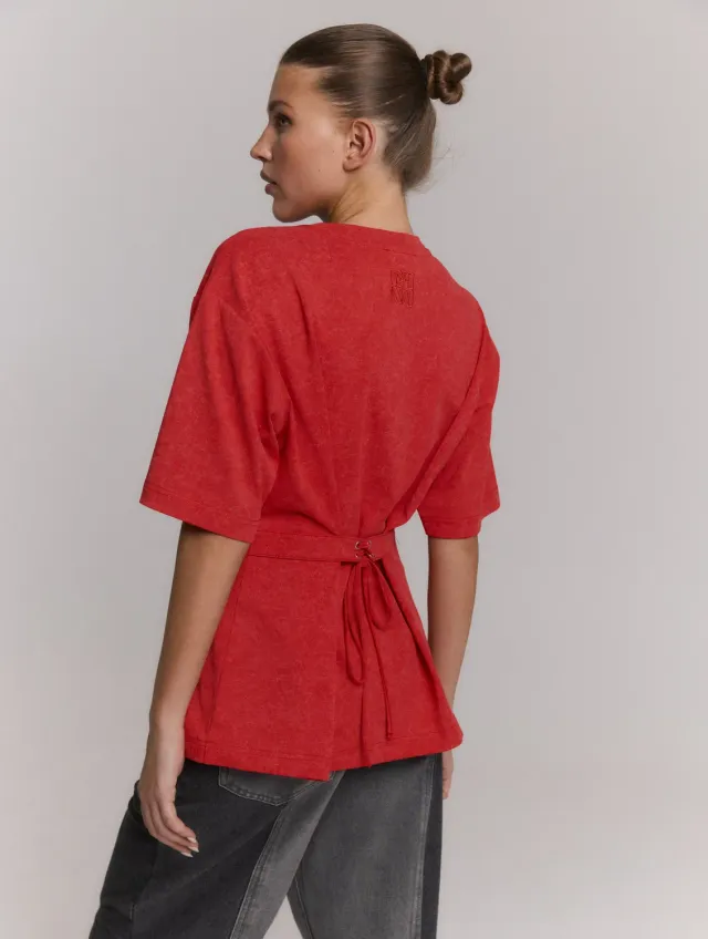 Refined Department Minty T-shirt rood dames