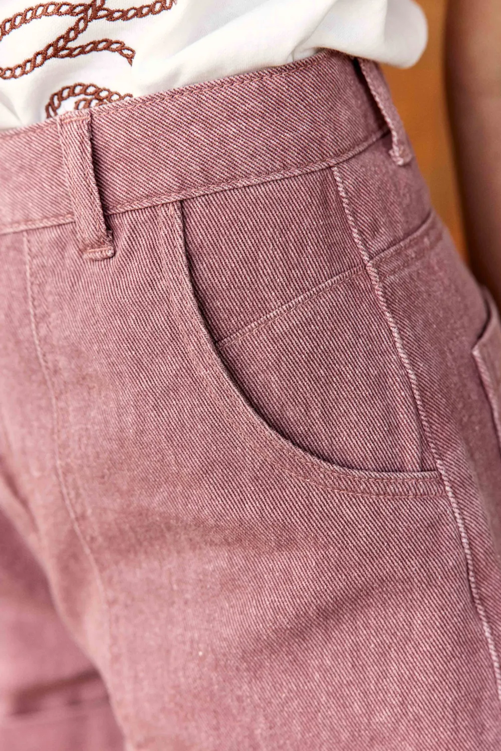 La Petite Etoile Stella short oudroze hoge taille