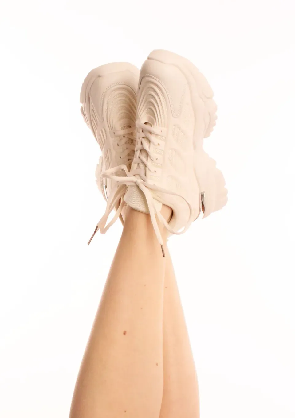 LOVEDRUNKY Sneakers Metal sneakers beige uni