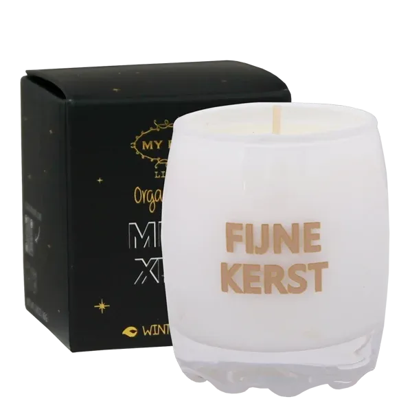 Amiek My Flame sojakaars Fijne Kerst Winter Wood
